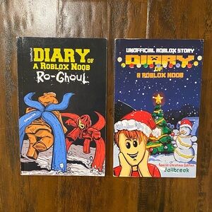 5/$10 Kids Books | 2 Unofficial Diaries of a Roblox Noob (Chapter Books)